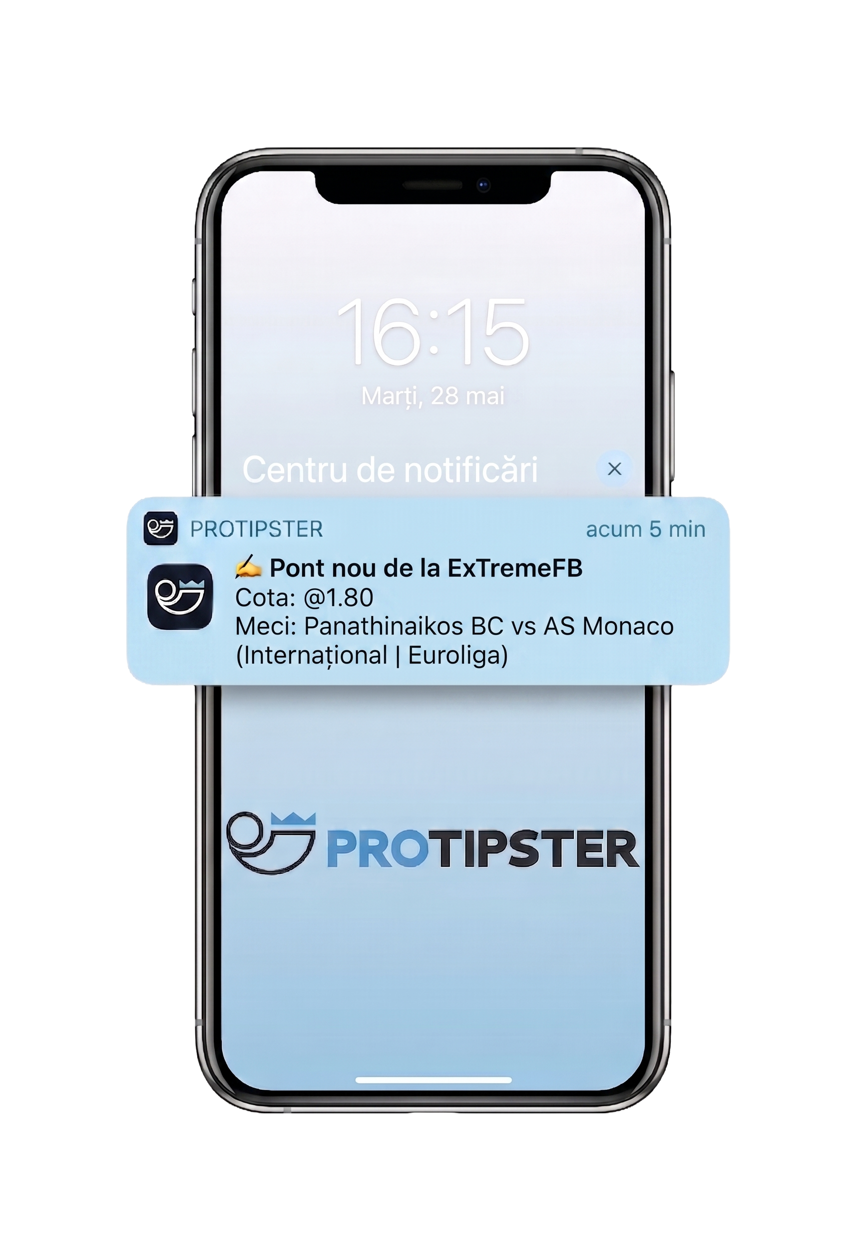 Notificări push tipster