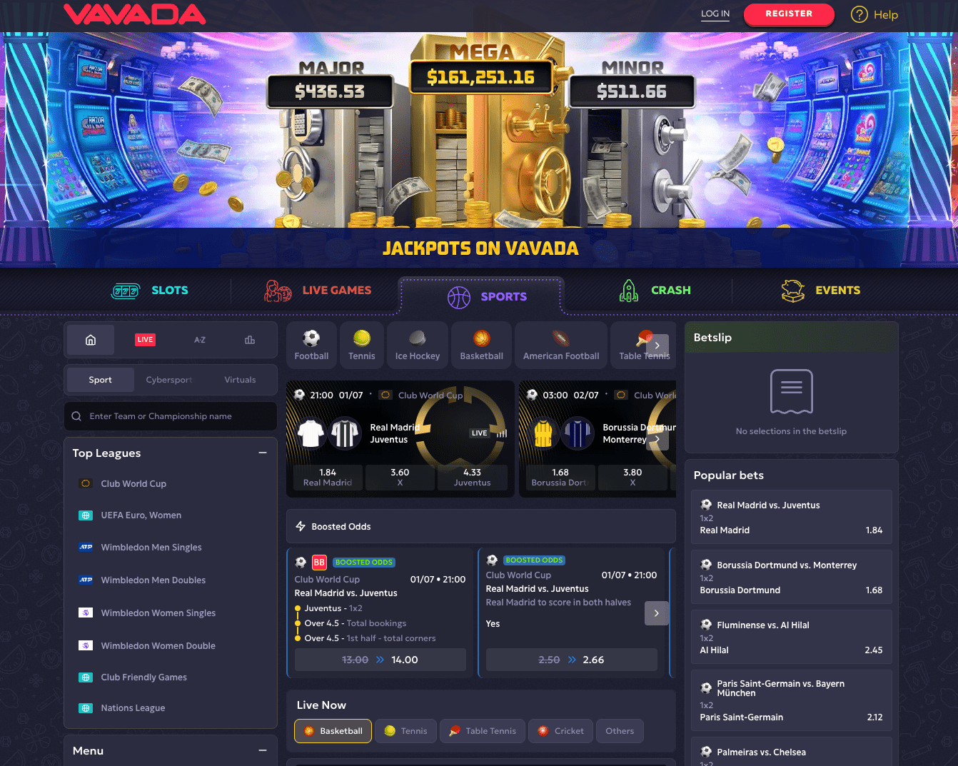 vavada sports betting